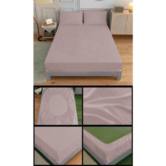 160X200 Çift Kişilik Ranforce Lastikli Çarşaf (Yastık Kılıflı) 160X200 Çift Kişilik Ranforce Lastikli Çarşaf (Yastık Kılıflı)
